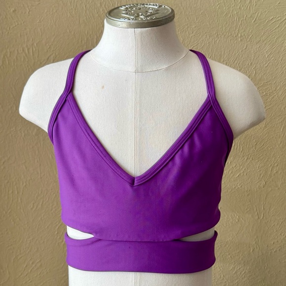 Five Dancewear Purple Women's Maverick Bra Top - Picture 1 of 2